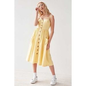 Cooperative Emilia Button Midi Dress